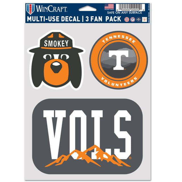 Tennessee Volunteers Multi Use 3 Fan Pack