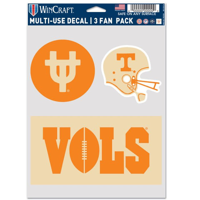 Tennessee Volunteers Multi Use 3 Fan Pack