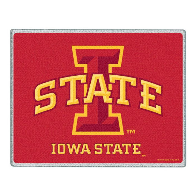 Iowa State Cyclones Glass Cutting Board 7" x 9"