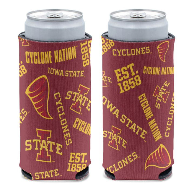 Iowa State Cyclones 12 oz Slim Can Cooler