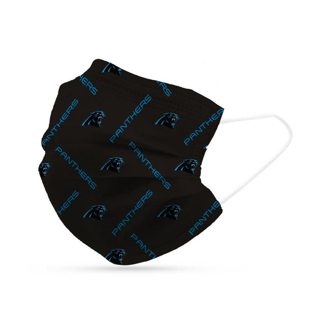 Paquete de 6 mascarillas desechables de Carolina Panthers