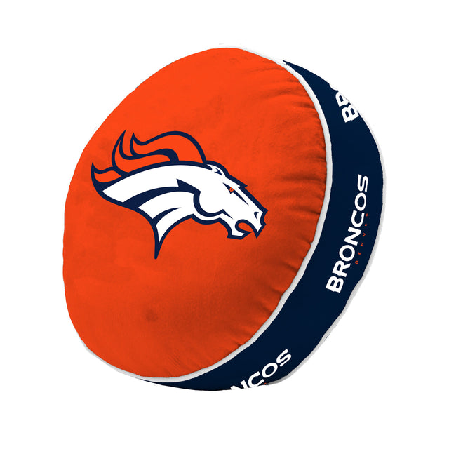 Almohada tipo puff de los Denver Broncos