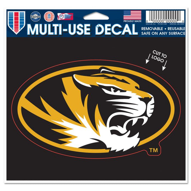 Missouri Tigers Multi-Use Decal - cut to logo 5" x 6"