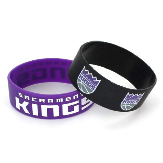Pulseras de los Sacramento Kings (paquete de 2)