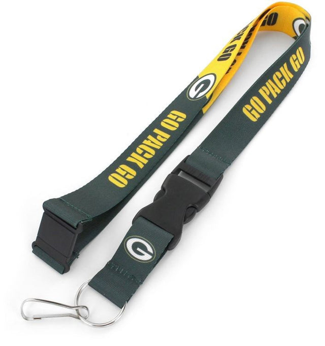 Diseño de eslogan de estilo desprendible con cordón de los Green Bay Packers