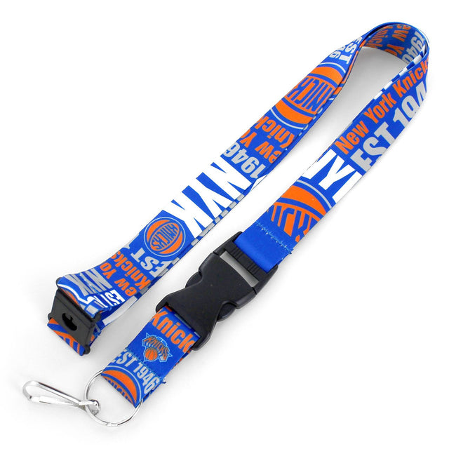 Cordón de los New York Knicks con diseño dinámico y estilo Breakaway