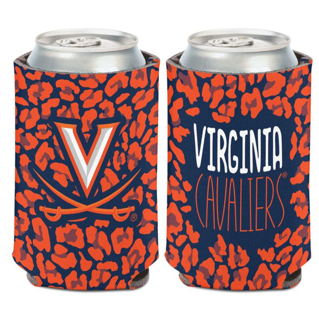 Virginia Cavaliers Leopard Can Cooler 12 oz.