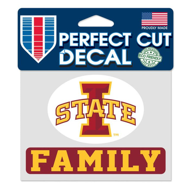 Iowa State Cyclones Iowa State Family Perfect Cut Color Decal 4.5" x 5.75"