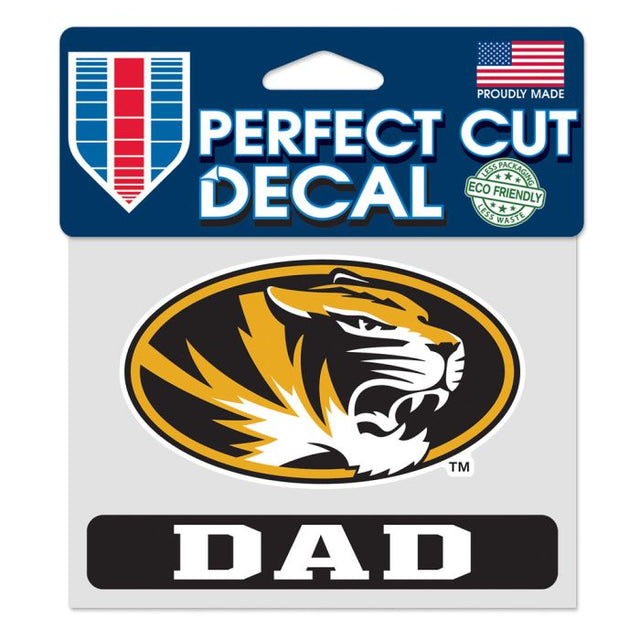 Missouri Tigers Perfect Cut Color Decal 4.5" x 5.75"
