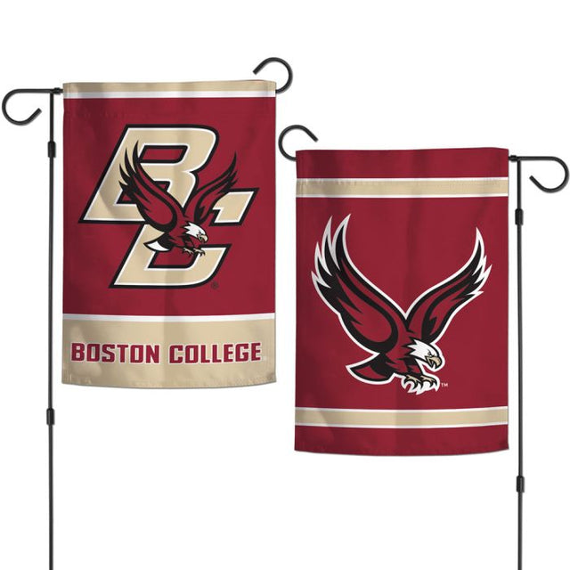 Banderas de jardín de Boston College Eagles de 2 lados, 12,5" x 18"