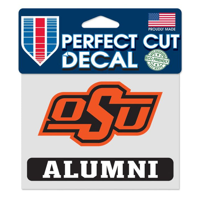Oklahoma State Cowboys Oklahoma State Alumni Perfect Cut Color Decal 4.5" x 5.75"