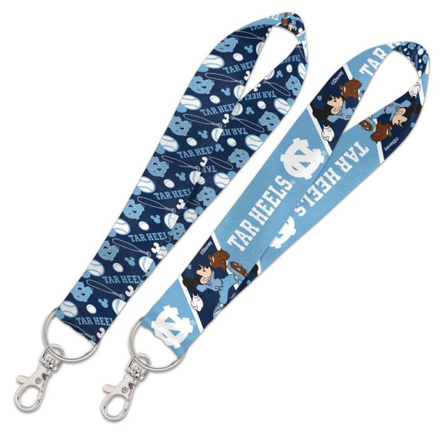 North Carolina Tar Heels / Disney Disney North Carolina Baseball Lanyard Key Strap 1"