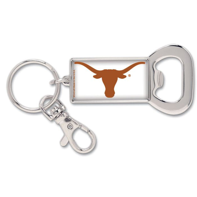Texas Longhorns Bottle Opener Key Ring Rectangle