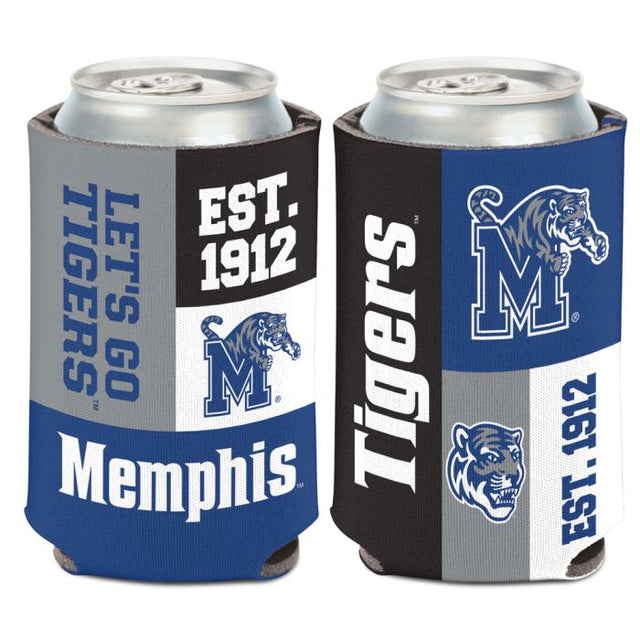 Memphis Tigers COLOR BLOCK Can Cooler 12 oz.