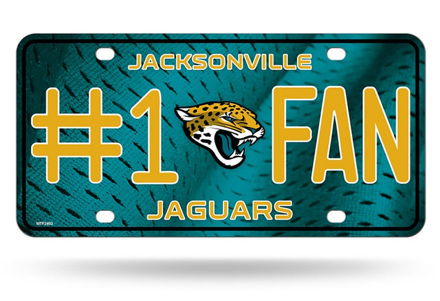 Matrícula de los Jacksonville Jaguars n.° 1 para aficionados