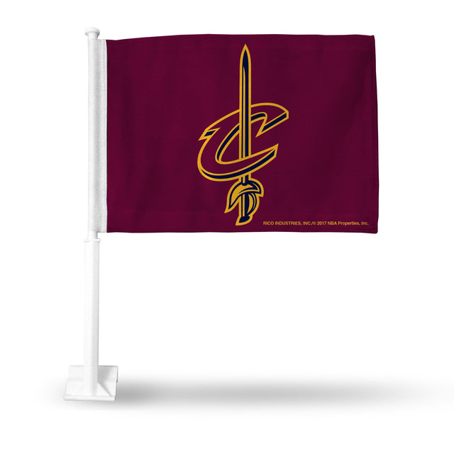 Coche con la bandera de los Cleveland Cavaliers