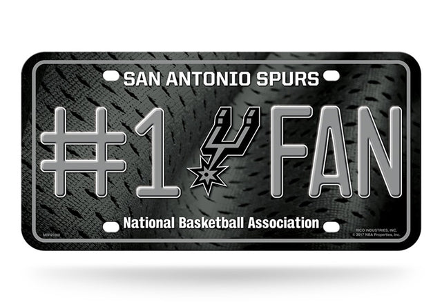 Matrícula de los San Antonio Spurs n.° 1 Fan