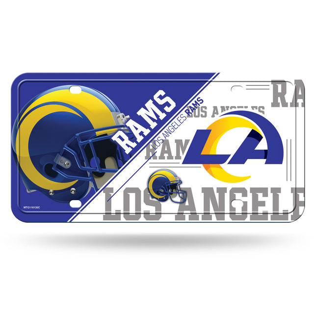 Matrícula de metal de Los Angeles Rams