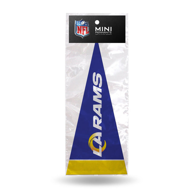Juego de banderines de Los Angeles Rams en miniatura de 8 piezas