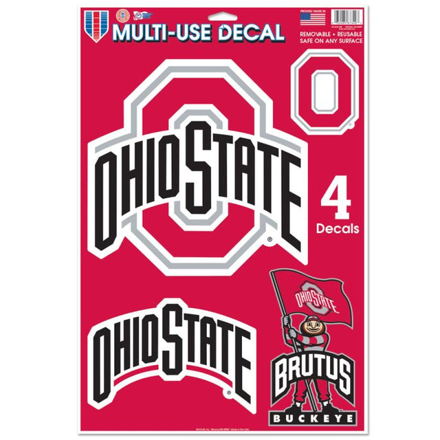 Ohio State Buckeyes Multi-Use Decal 11" x 17"