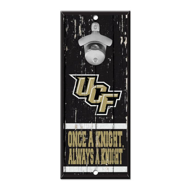UCF Knights Bottle Opener Sign 5x11