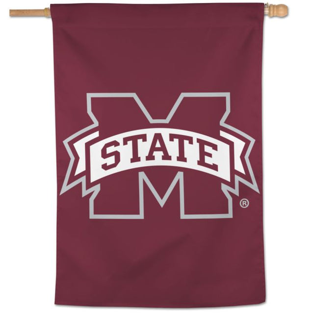 Bandera vertical de los Mississippi State Bulldogs de 28" x 40"