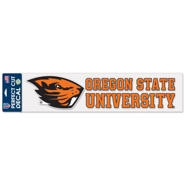 Oregon State Beavers Perfect Cut Decals 4" x 17"