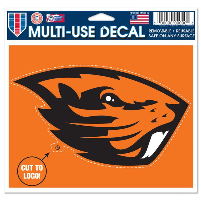 Oregon State Beavers Multi-Use Decal - cut to logo 5" x 6"