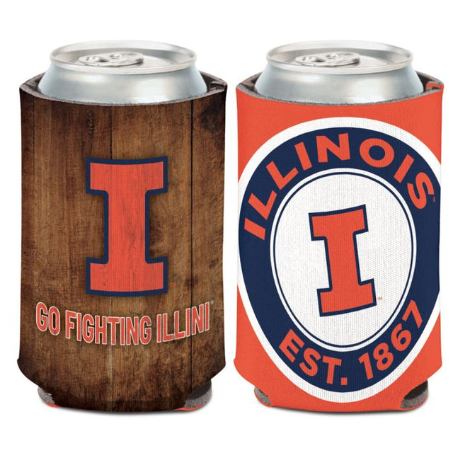 Enfriador de latas Illinois Fighting Illini EVOLUTION de 12 oz.