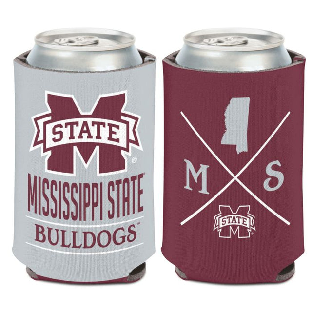 Enfriador de lata de 12 oz de Mississippi State Bulldogs.