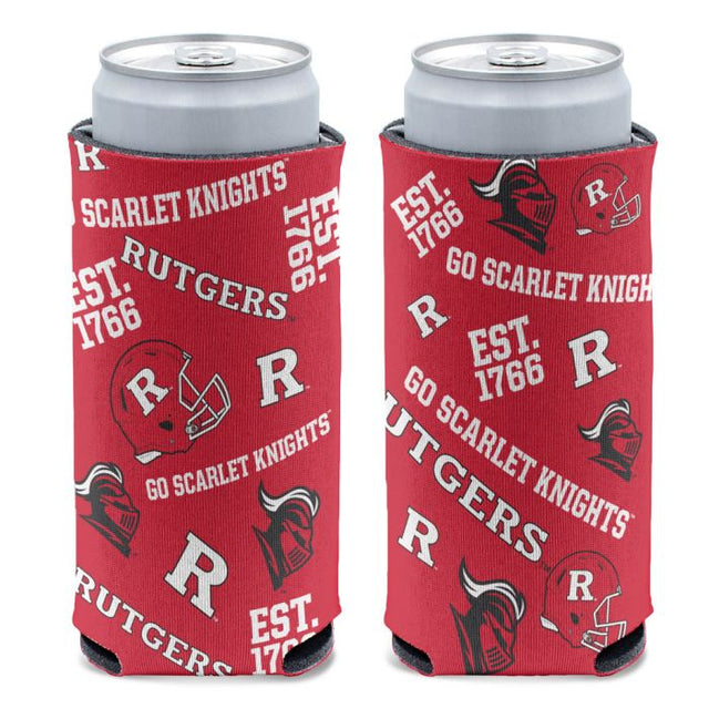 Rutgers Scarlet Knights 12 oz Slim Can Cooler