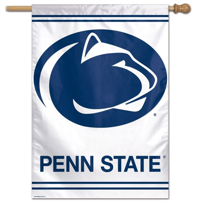 Bandera vertical de los Penn State Nittany Lions de 28" x 40"