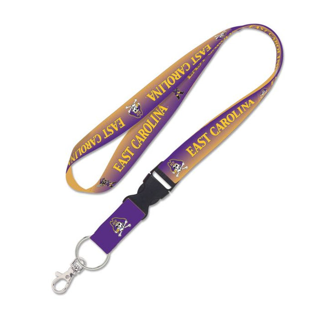 East Carolina Pirates Lanyard w/detachable buckle 1"