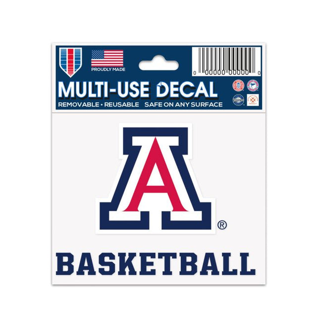 Calcomanía multiusos de Arizona Wildcats de 3" x 4"