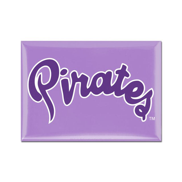 East Carolina Pirates POWDER PURPLE Metal Magnet 2.5" x 3.5"