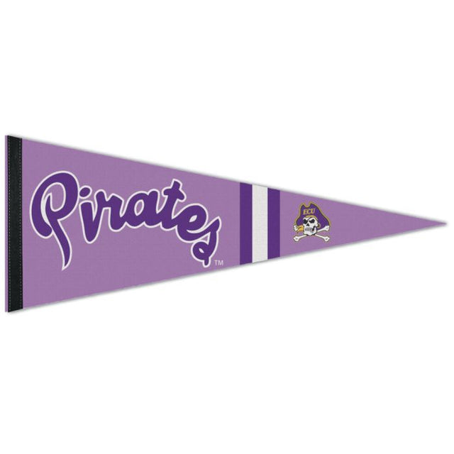 East Carolina Pirates POWDER PURPLE Premium Pennant 12" x 30"
