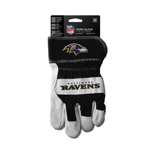 Guantes de los Baltimore Ravens Estilo de trabajo The Closer Design