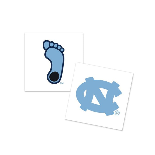 North Carolina Tar Heels Tattoo 4 pack