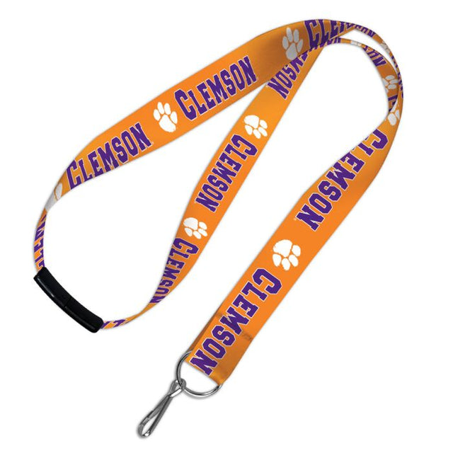 Clemson Tigers Lanyards w/Breakaway 1"