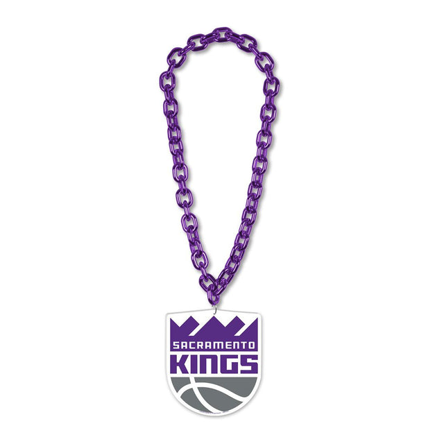 Collar de los Sacramento Kings con cadena de gran fan