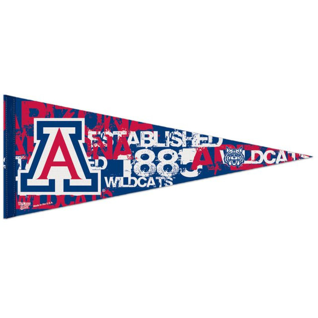 Banderín premium de Arizona Wildcats de 12" x 30"