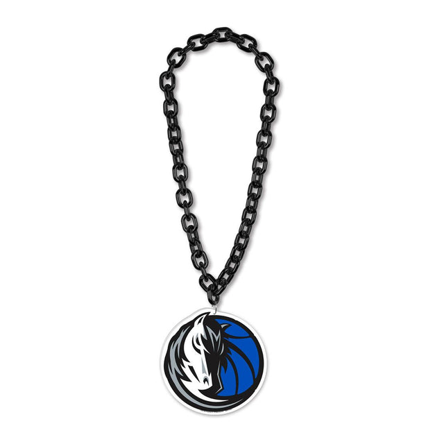 Collar con cadena de gran fan de los Dallas Mavericks
