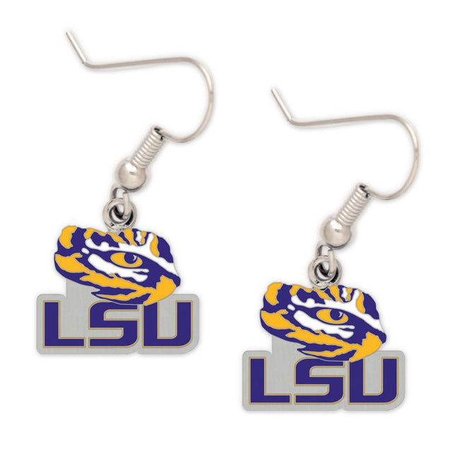 Pendientes y tarjetas de joyería de los Tigres de la LSU