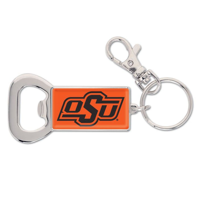 Oklahoma State Cowboys Bottle Opener Key Ring RECTANGLE