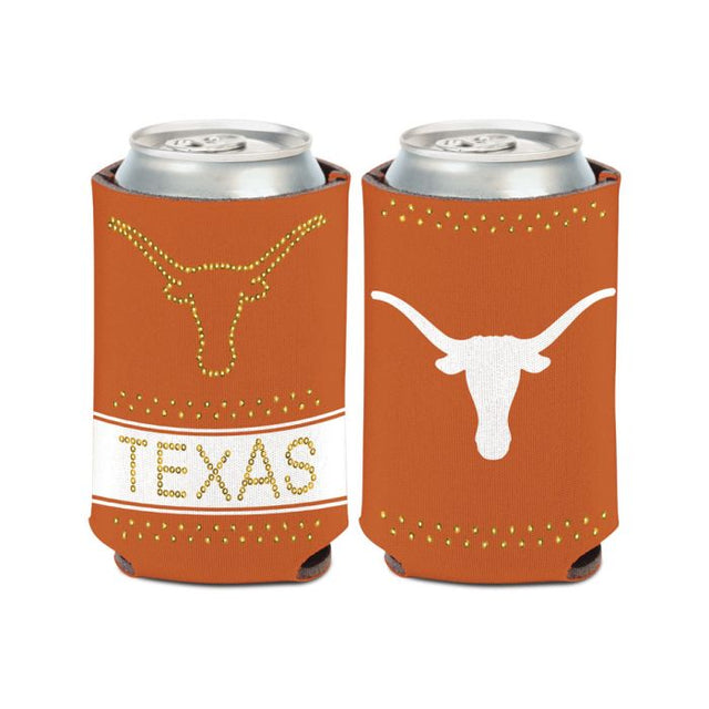 Texas Longhorns Bling Can Cooler 12 oz.