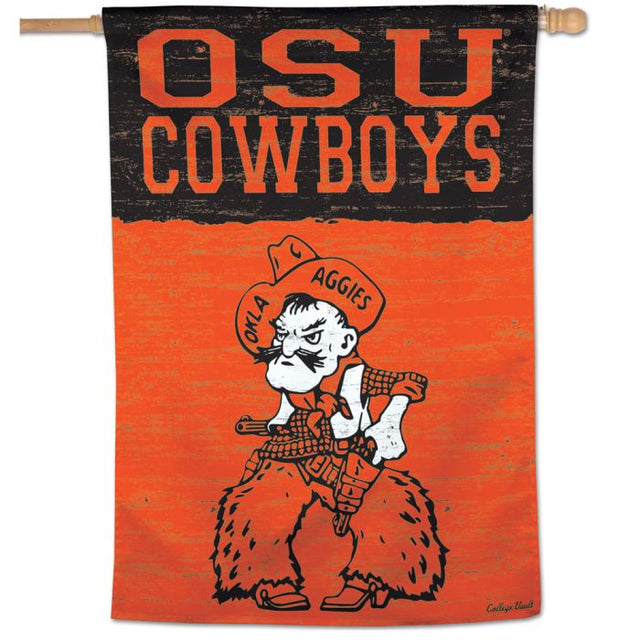Oklahoma State Cowboys /College Vault Vertical Flag 28" x 40"