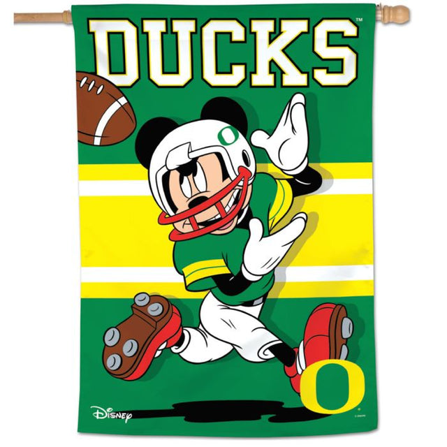 Bandera vertical de los Oregon Ducks/Disney de 28" x 40"