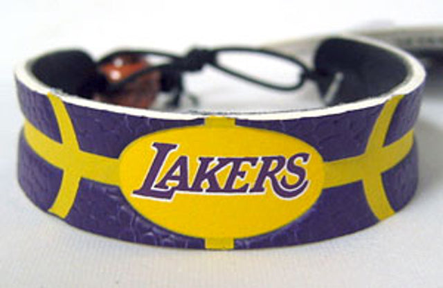 Pulsera de color del equipo de baloncesto de Los Angeles Lakers CO