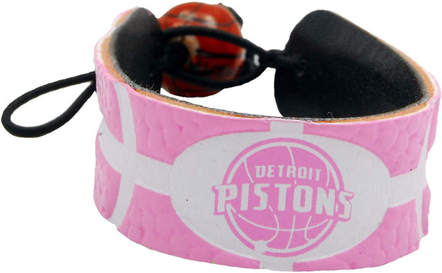 Pulsera de baloncesto Detroit Pistons rosa CO