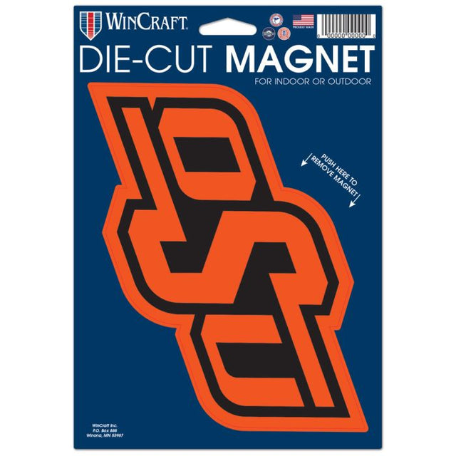 Oklahoma State Cowboys Die Cut Logo Magnet 6.25" x 9"
